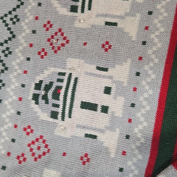 DISNEY R2D2 LIGHT UP CHRISTMAS SWEATER... SIZE LARGE..   #7648 - Picture 5 of 9